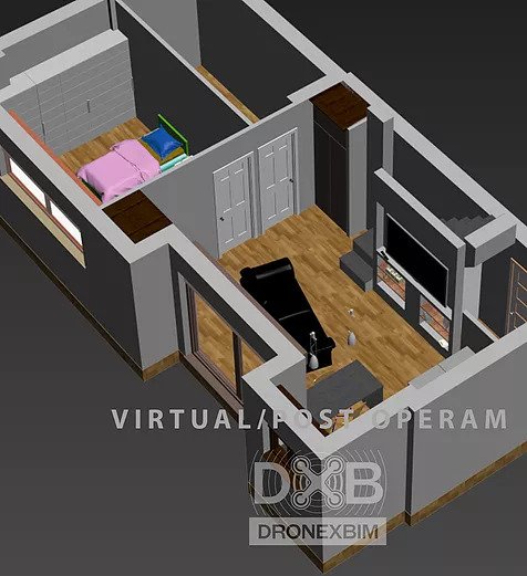ristrutturazione appartamento modello 3D