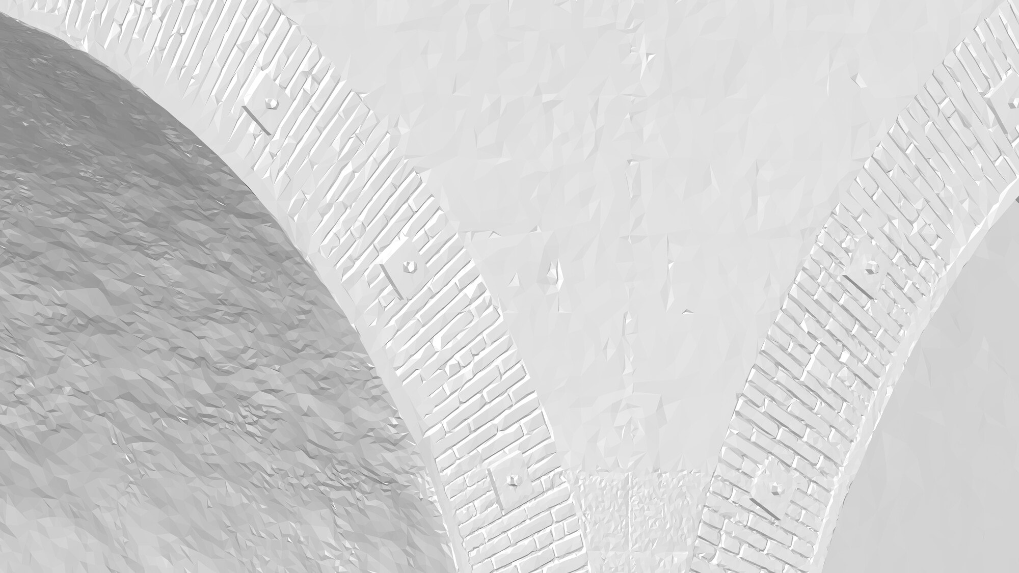 Digitalizzazione del rilievo - Elaborazione fotogrammetrica di un ponte ad arco